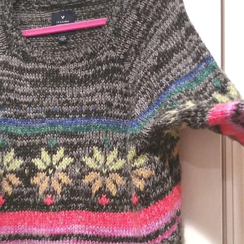 Jegging Snowflake Crewneck Sweater by American Eagle Outfitters - Image 3