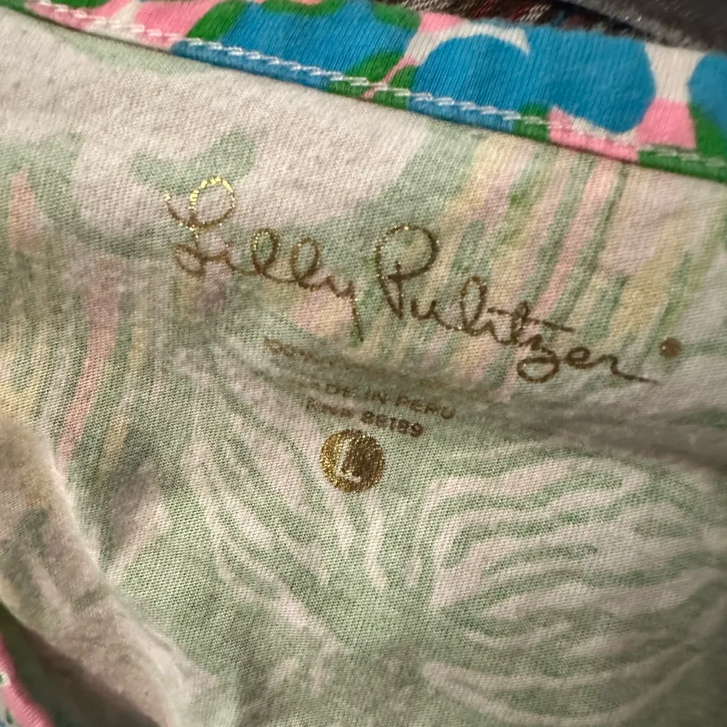 Lilly Pulitzer Hibiscus Stroll Floral Palmetto Dress L - Image 4