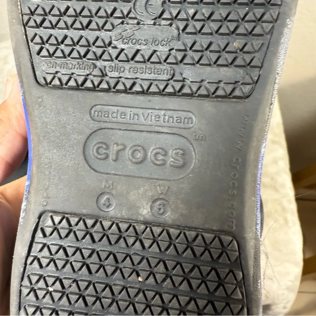 CROCS at work unisex Black and Blue Clogs - Image 6