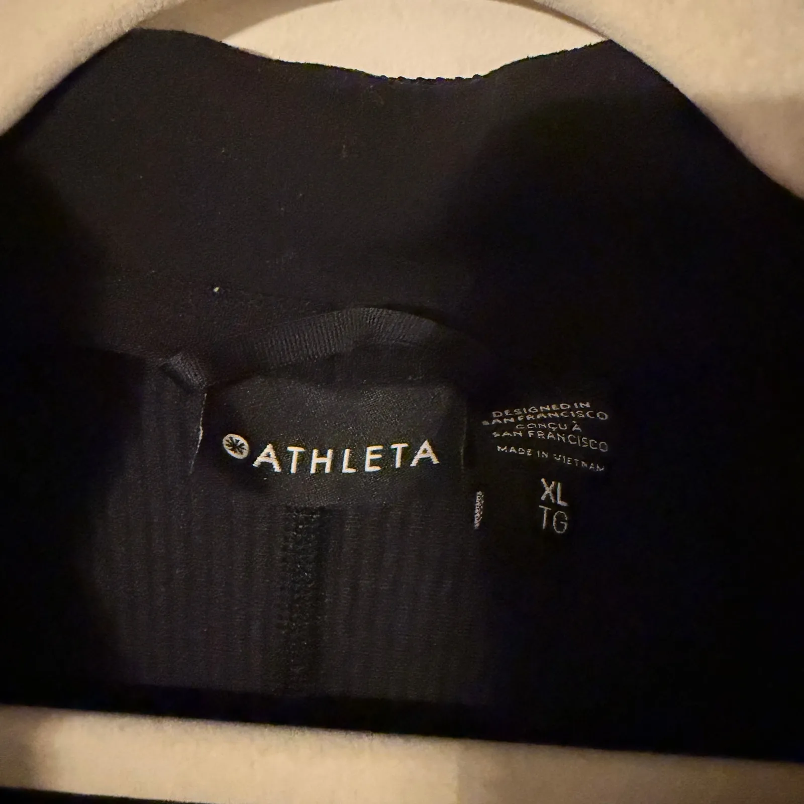 Athleta Salutation Jacket Zip Up Athletic Stretchy Workout Size XL - Image 4