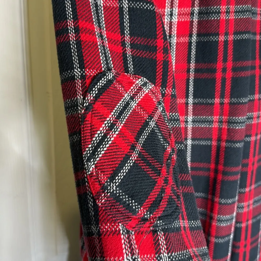 Eddie Bauer Plaid 100% Cotton Pockets Shirt Button Down Women Size Large - Image 6