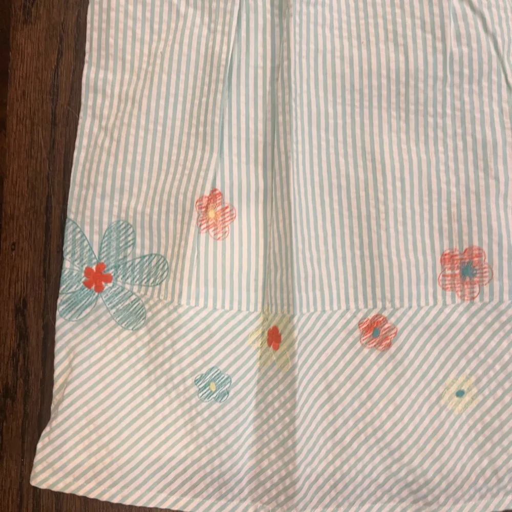 Laundry By Shelli Segal Blue and Pink Strapless Sundress - Image 2