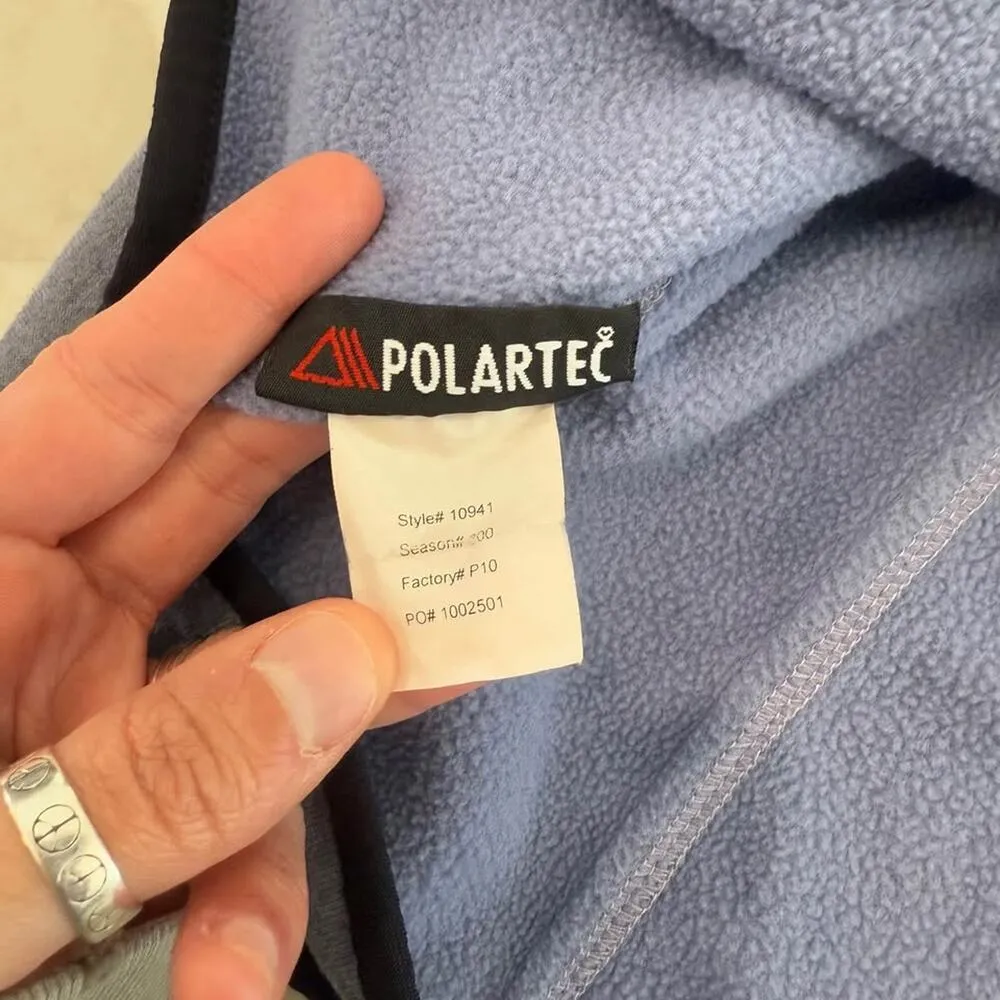 The North Face Vintage  Fleece Quarter Zip Pullover Sweatshirt Women's Size Large - Image 8