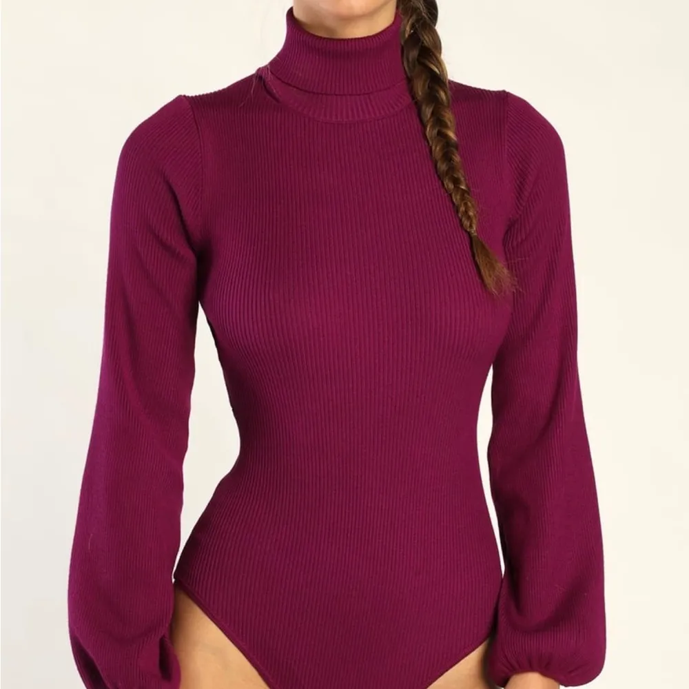 Crisscross the Universe Purple Ribbed Strappy Backless Bodysuit - Image 4