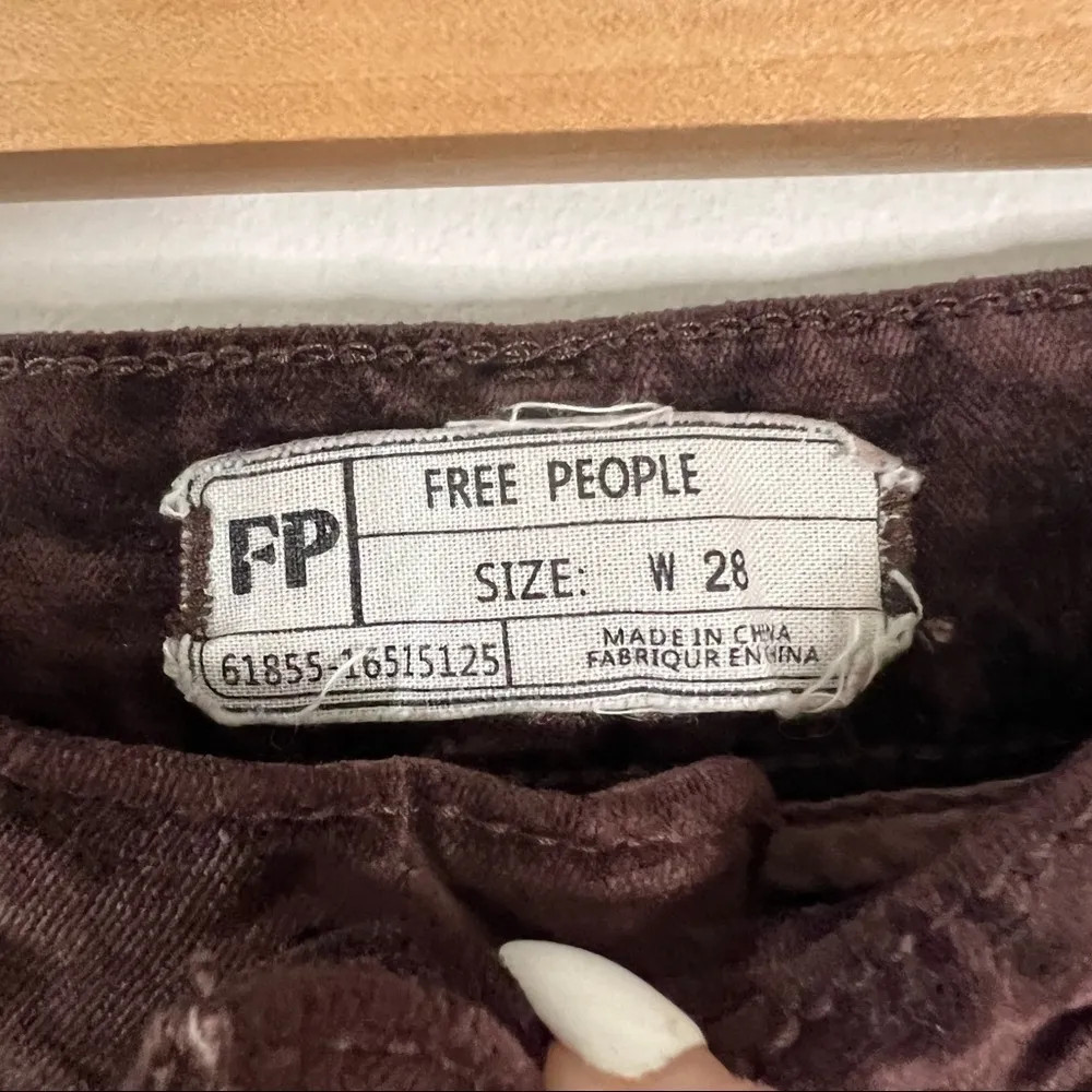 FREE PEOPLE Cyndi High Rise Stretch Velvet Pants - Image 10