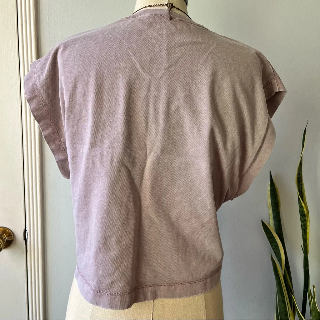 Zara-•Dusty Lavender Muscle Sweat-T•sz M - Image 3