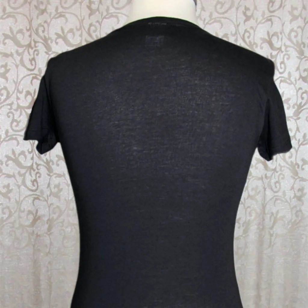 Punk Goth Horror Gothic Lolita Punk Black Guitarista Dead Diva Anime Tee M Pink Size M - Image 6