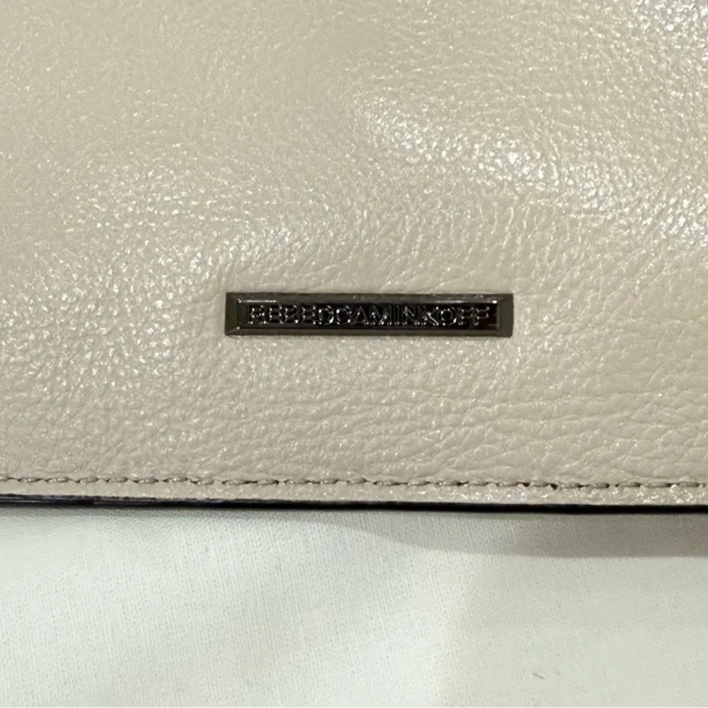 Rebecca Minkoff Darling Shoulder Bag Crossbody Clutch Leather Cream Boho Western - Image 11