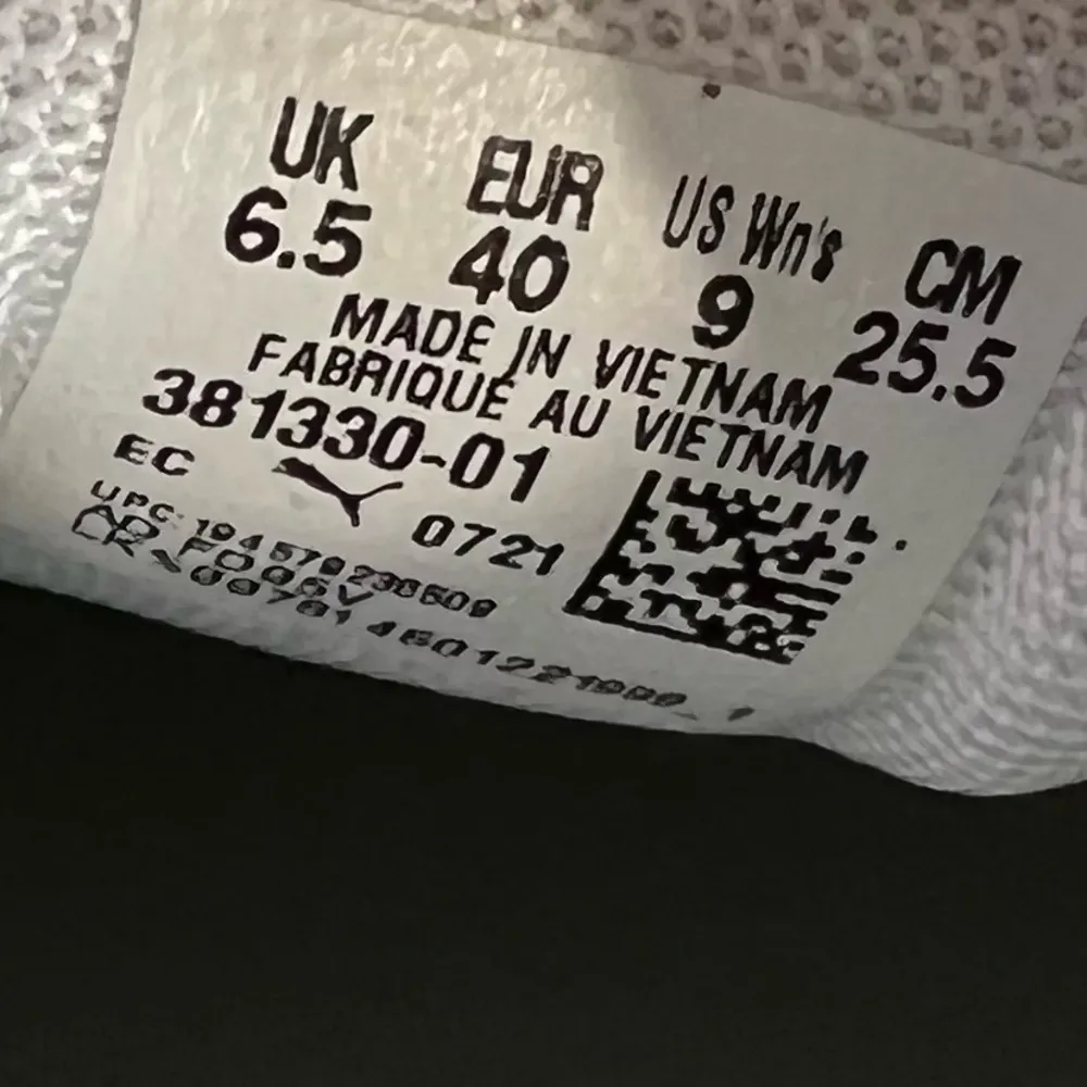 Puma Carina L Interest Leather Shoe White / Sun Kissed Coral Women's Size 9 2551 - Image 7