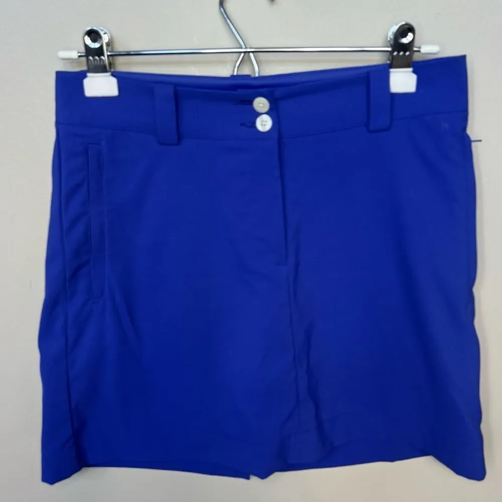 NIKE GOLF Tour Performance Tech Skort Royal Blue Size 2 Golf Skirt - Image 2
