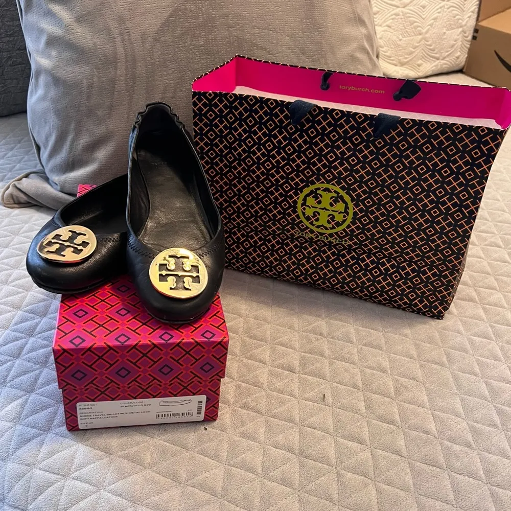 Tory Burch  Minnie Travel Ballet Flat Size 7 - Image 9