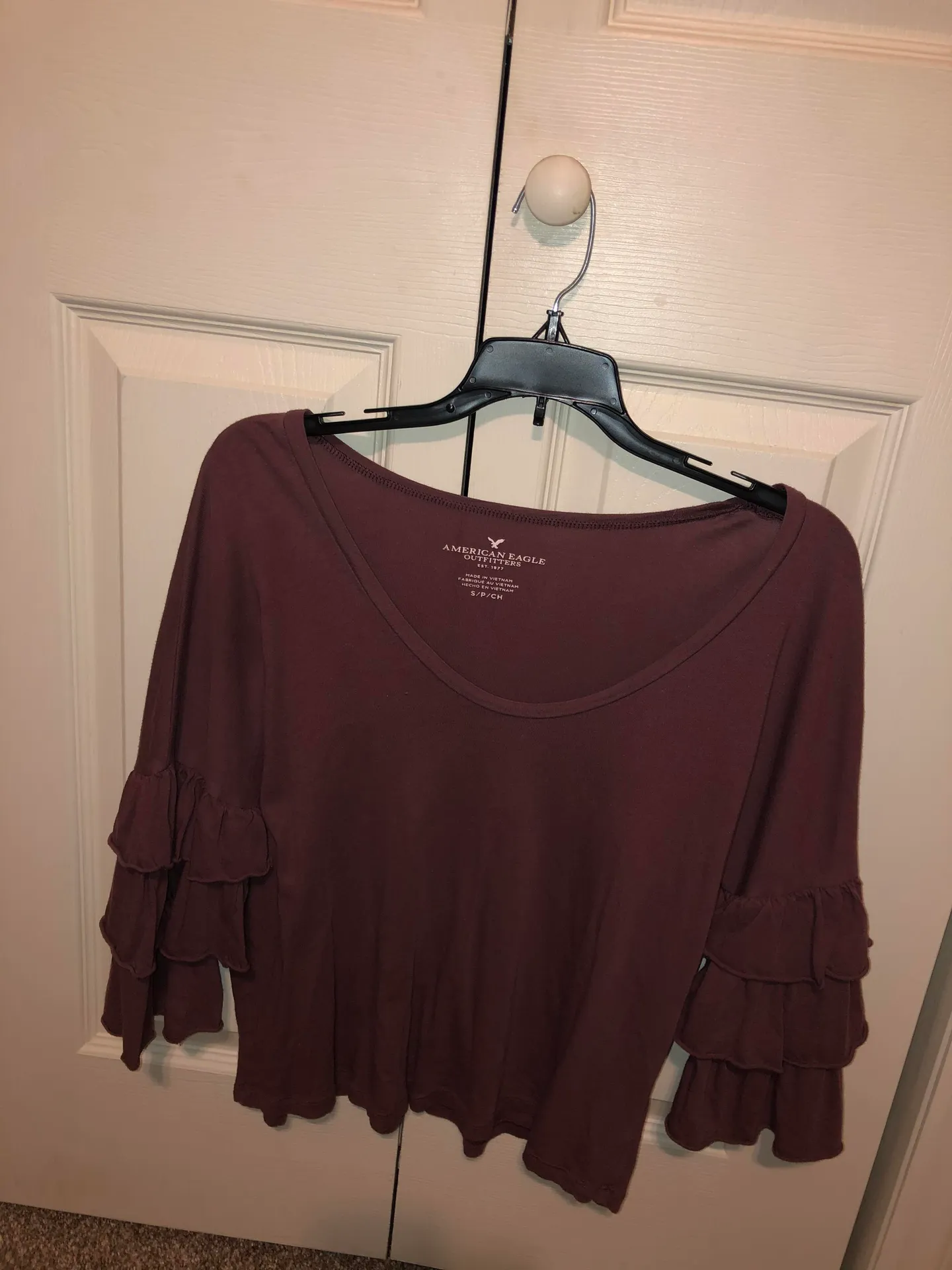 American Eagle Outfitters Purple Blouse - Image 2