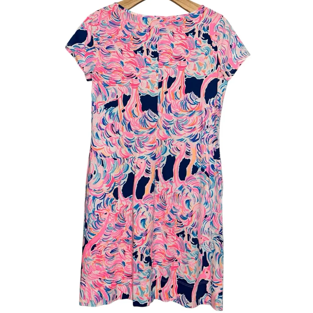 Lilly Pulitzer Women's Size S Pelican Pink Head Sand Short Sleeve Marlowe Dress - Image 3