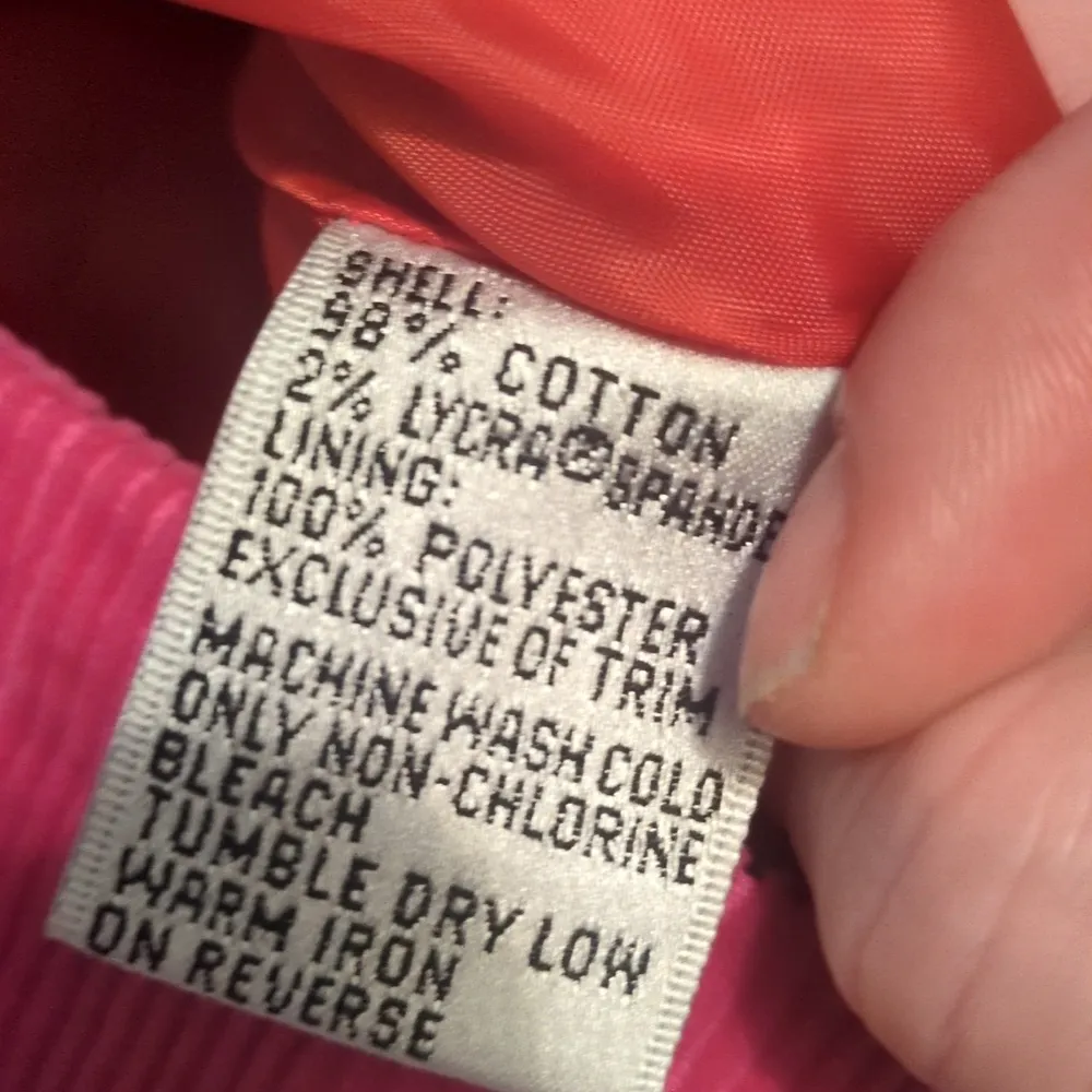 Talbots Hot Pink Corduroy Blazer Size 2 - Image 6