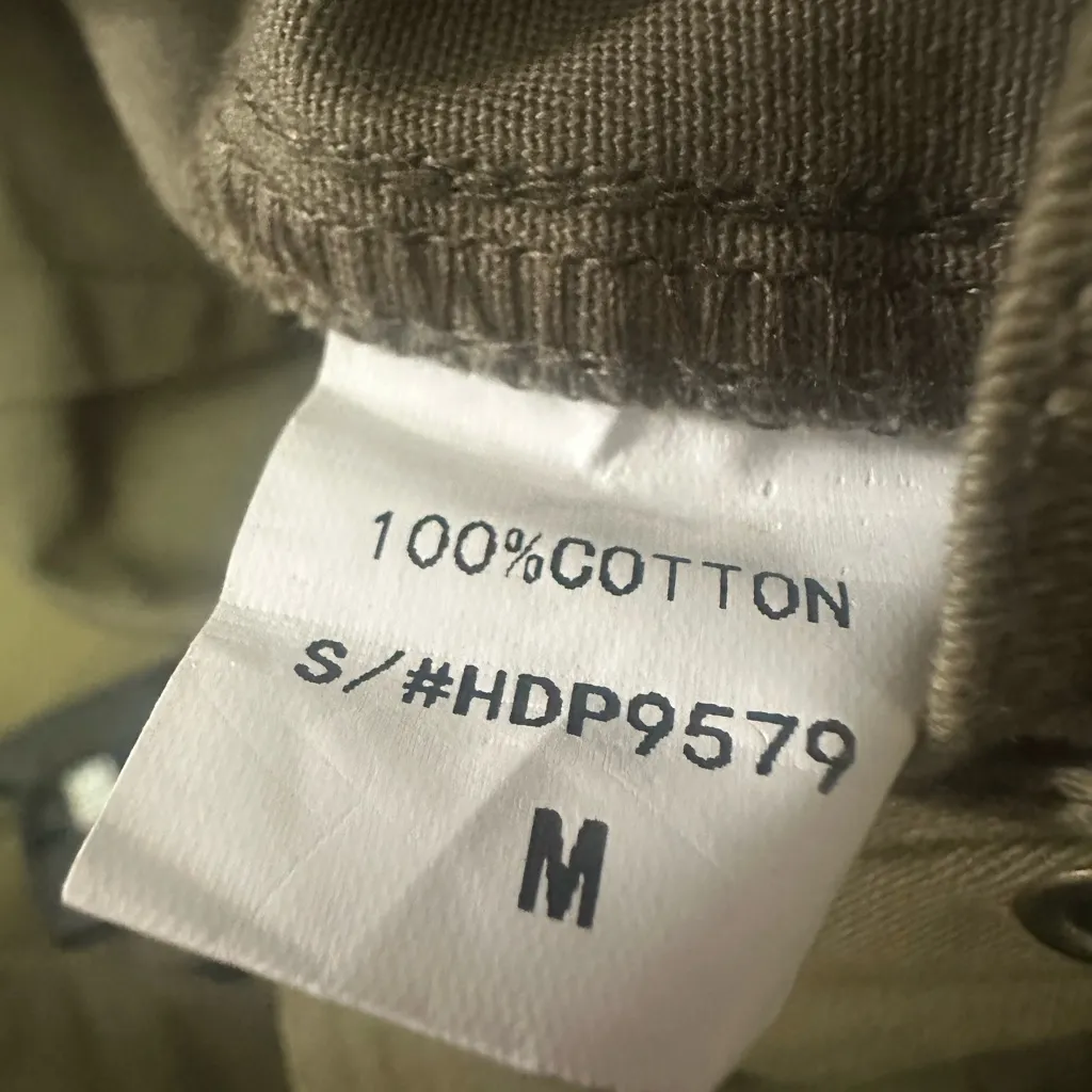 Akira Belted Cargo Joggers Size Medium Army Green Cotton - Image 4