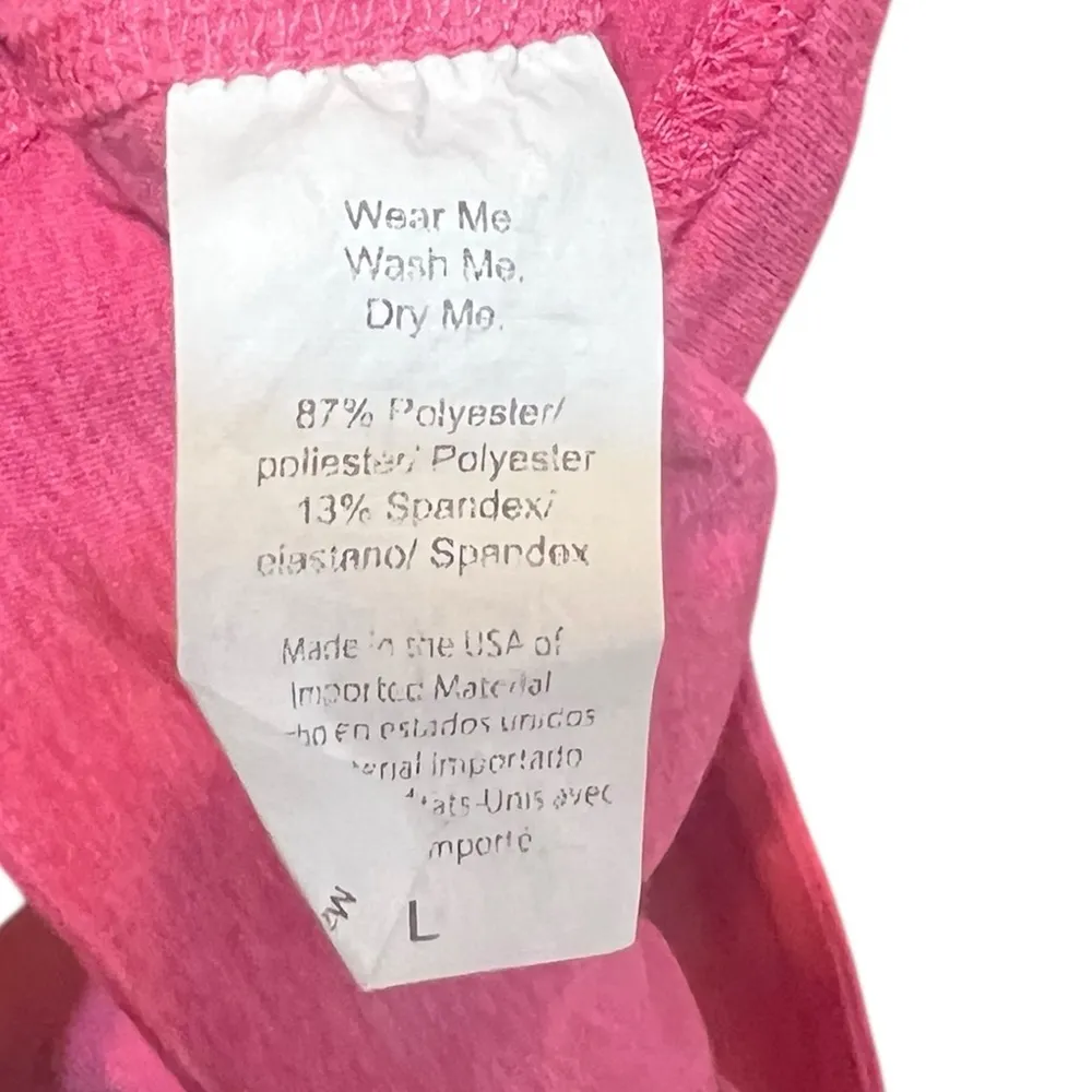 Spacedye Caught In The Midi High Waisted Legging in Pink Punch Heather Size L - Image 11