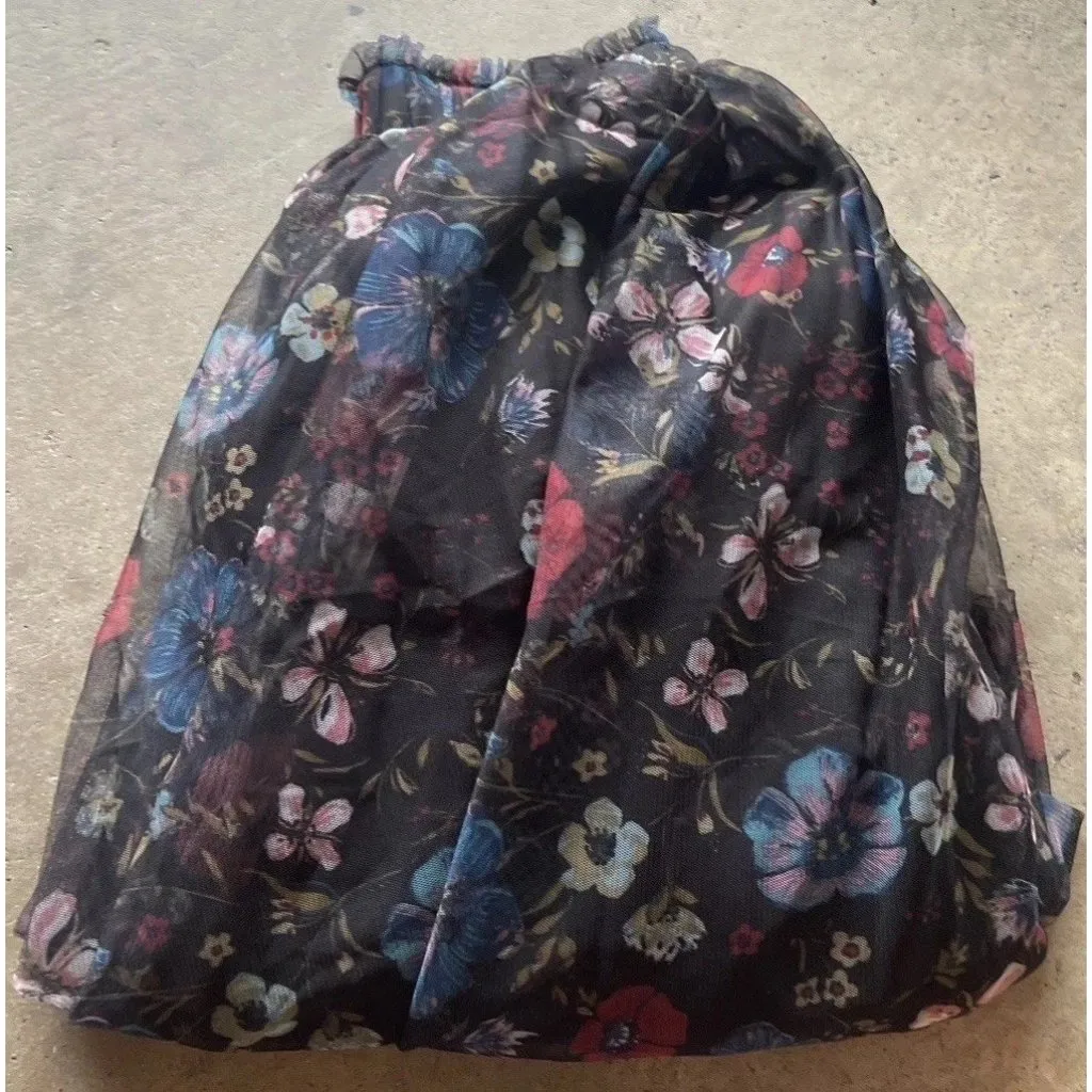 DIsney Snow White Black floral Tulle Skirt by Lauren Conrad Women’s Size M - Image 14