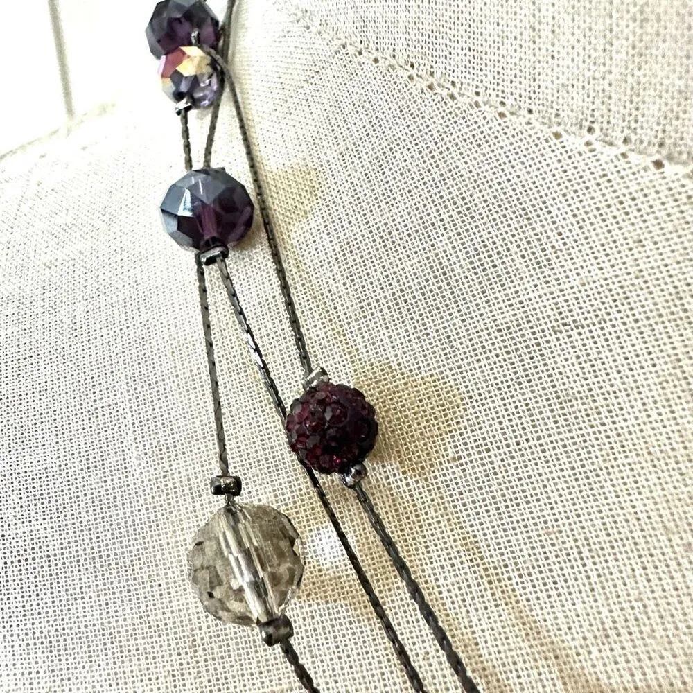 White House Black Market multi strand beaded necklace - Image 11