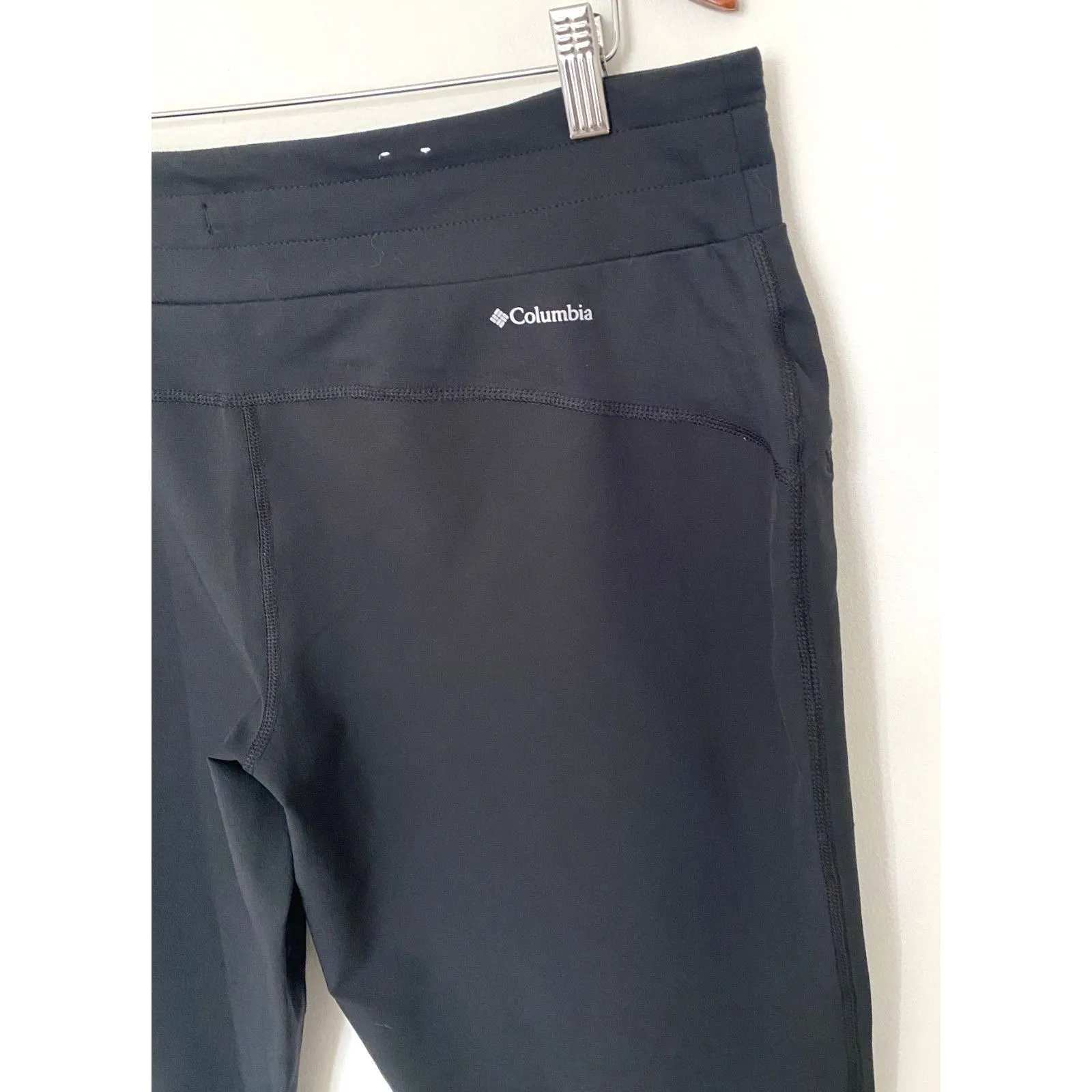 Columbia Womens Black Savanna Hill Hybrid Jogger City UPF 50 Pants Sz L - Image 3
