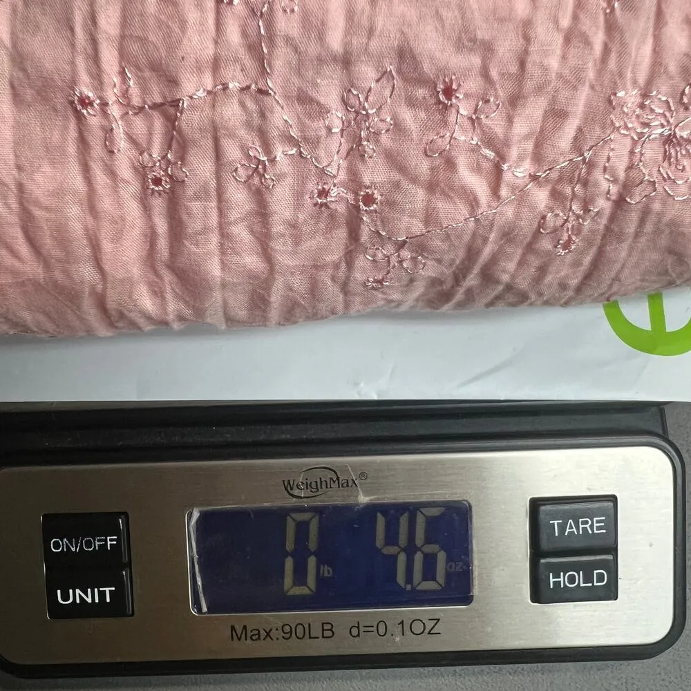 Apt.9 Embroidered Eyelet Soft Girl Fairy Prairie Cottage Pink Top Womens Medium - Image 14