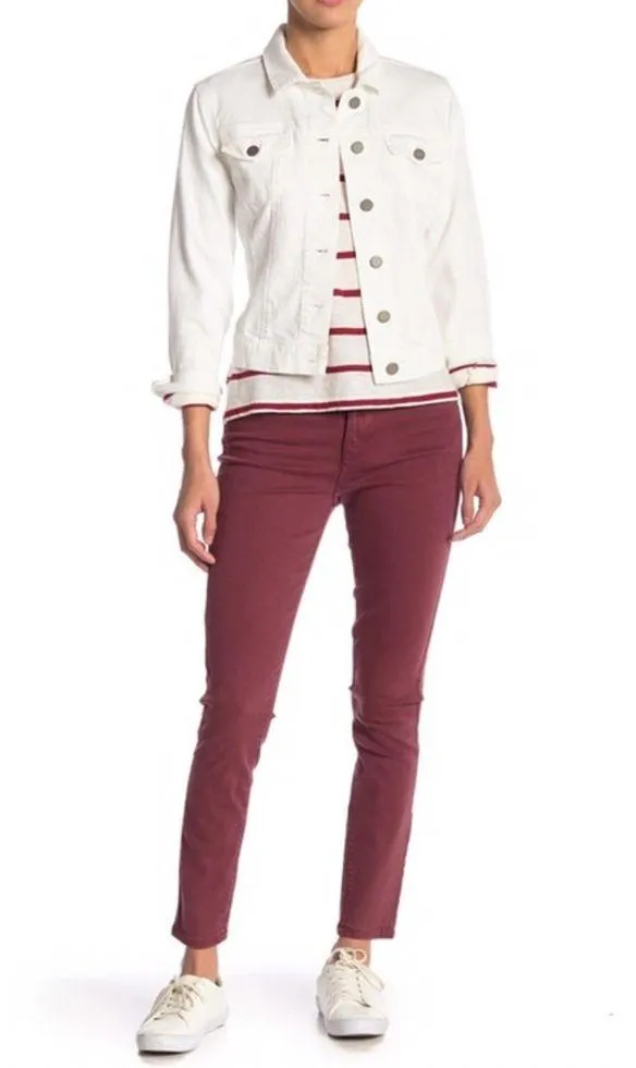 new Joes Jeans ☮︎︎ Charlie Hi Rise Stretch Skinny Jean ☮︎︎ Brick Red ☮︎︎ Size 28 - Image 15