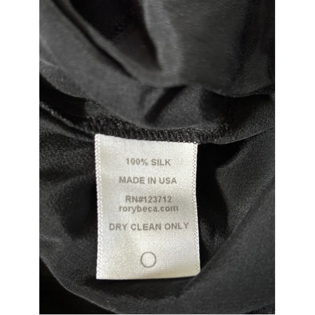 Rory Beca Black 100% Silk Halter Jumpsuit Sz S Minimalist Natural‎ Fibers Chic - Image 12