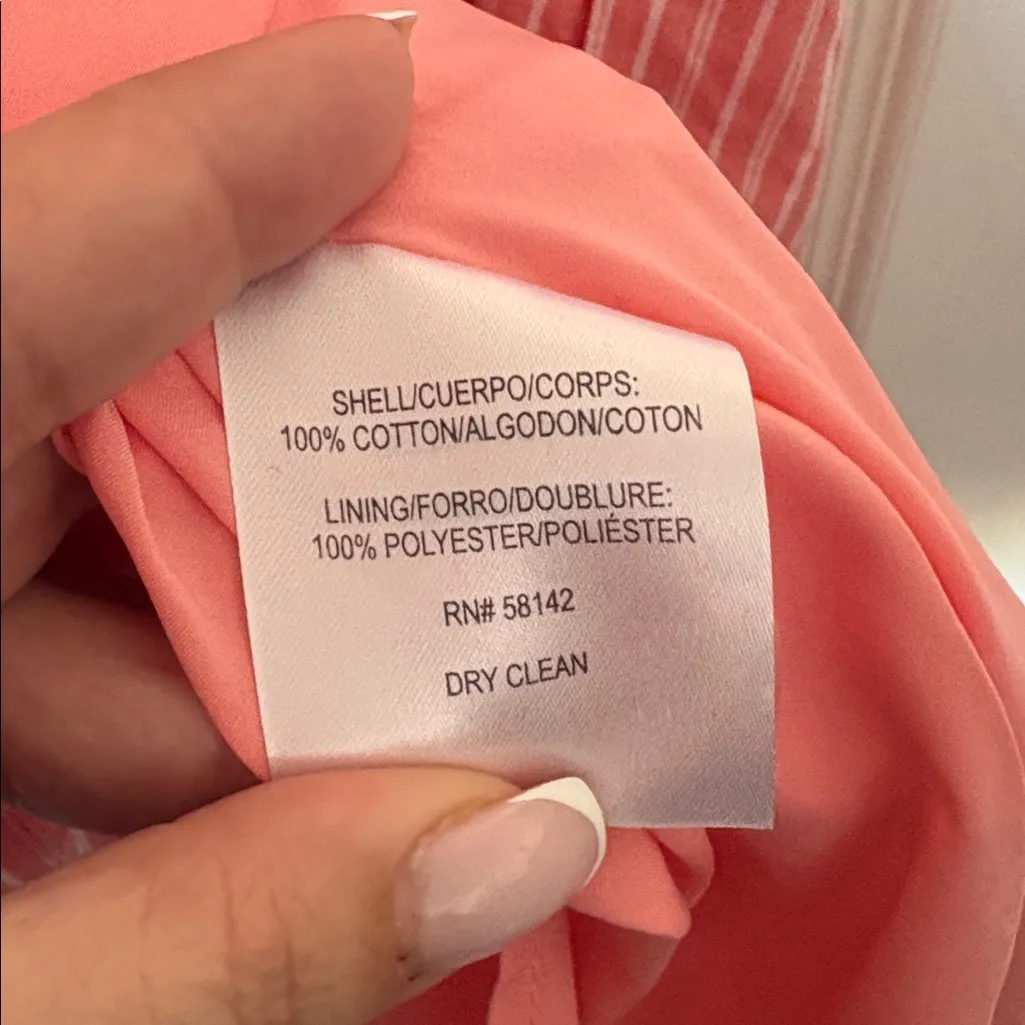 Gal Meets Glam Collection Courtney Rio Stripe Lawn Maxi Dress Size 20 - Image 9