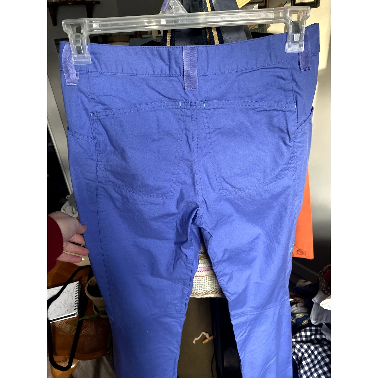 Patagonia Venga Rock Pants Violet Blue 4 Organic Cotton Hiking Gorpcore Heritage - Image 6