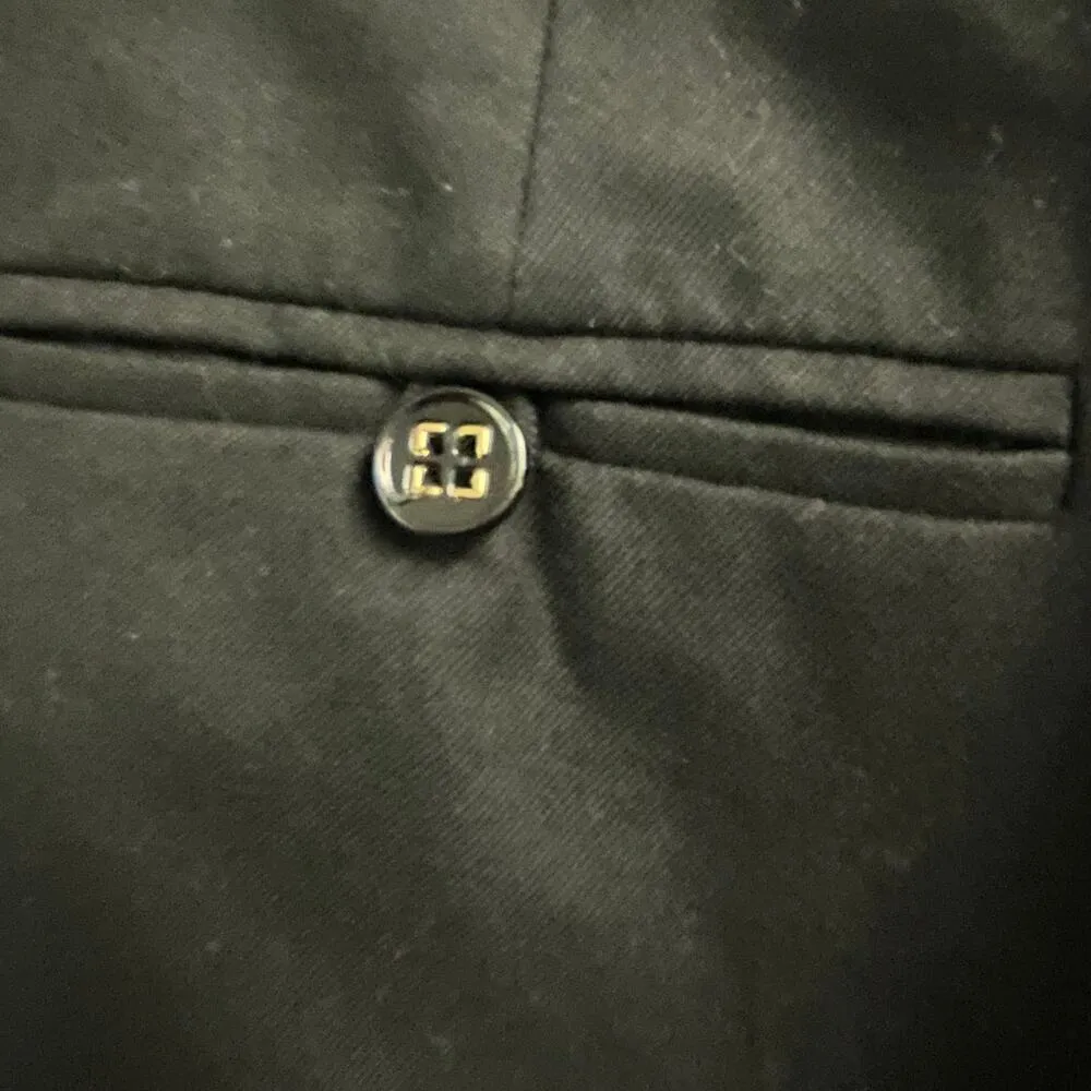 Trina Turk Black Size 8 Double Button Slacks Pants Dress Casual Career Office - Image 4