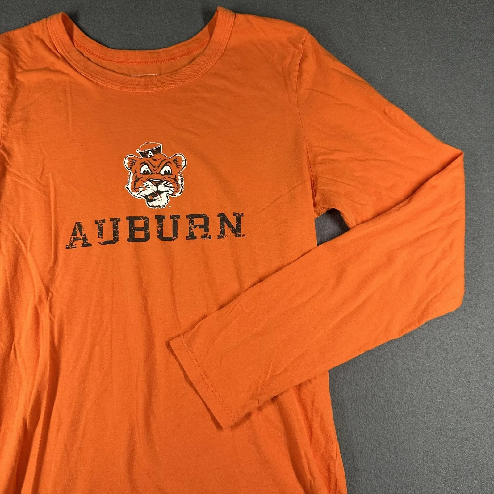 Auburn Tigers Shirt Womens XL Orange NCAA‎ Football Long Sleeve Tee T - Image 3