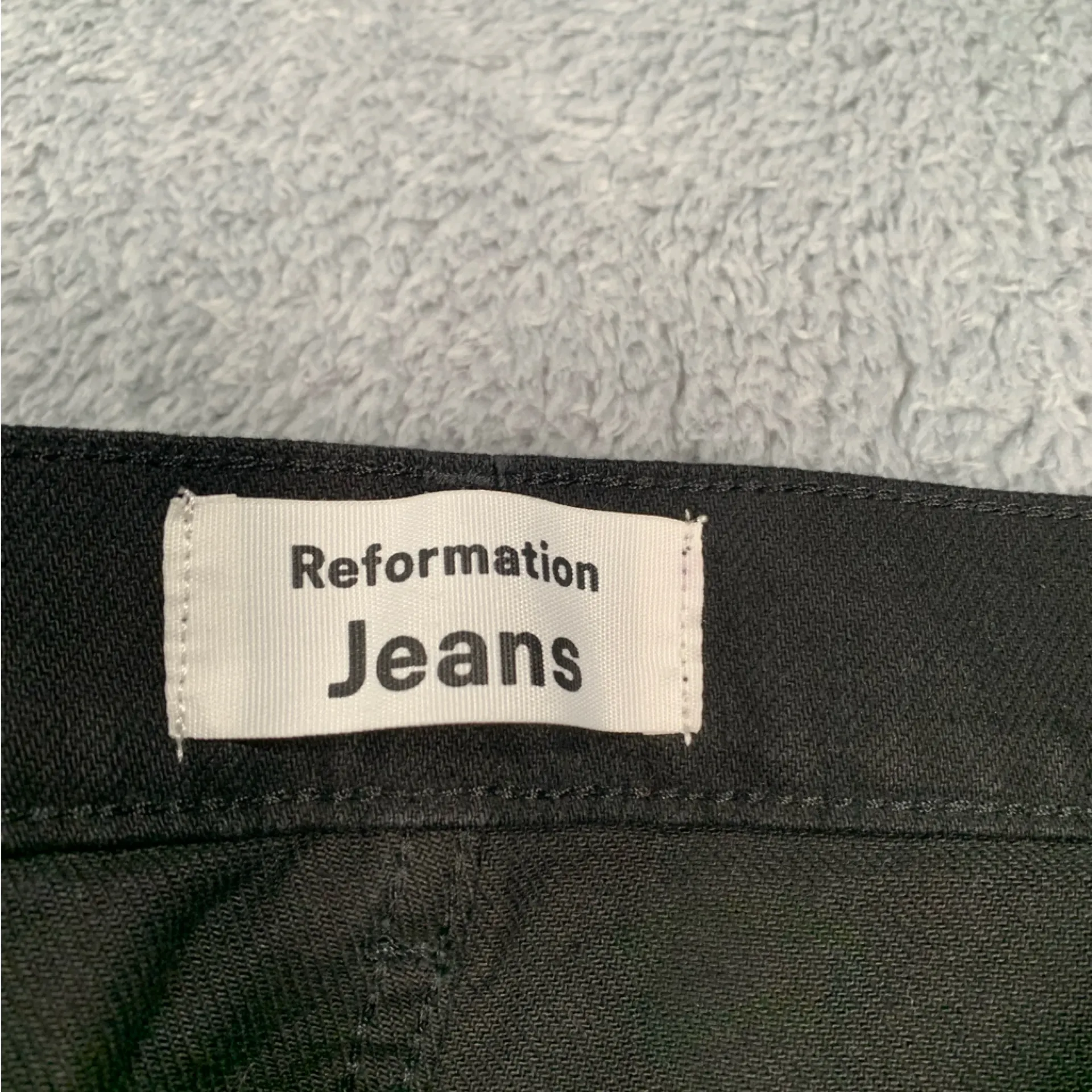Reformation Black Liza jeans 31 - Image 6
