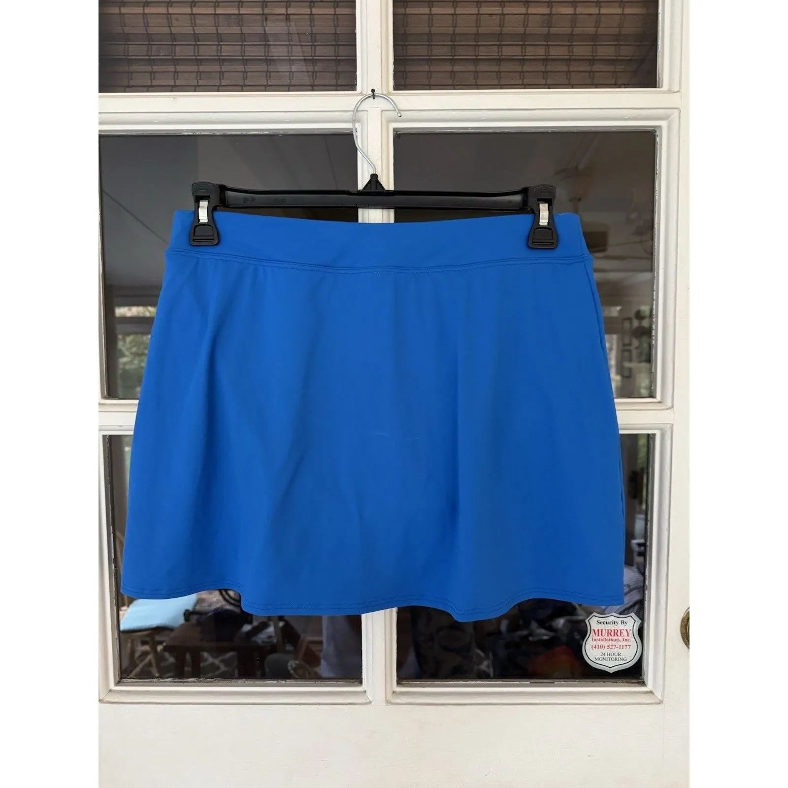 Lands’ End Women’s Tummy Control Swim Skirt Blue Size 10 Modest Beach Vacation - Image 3