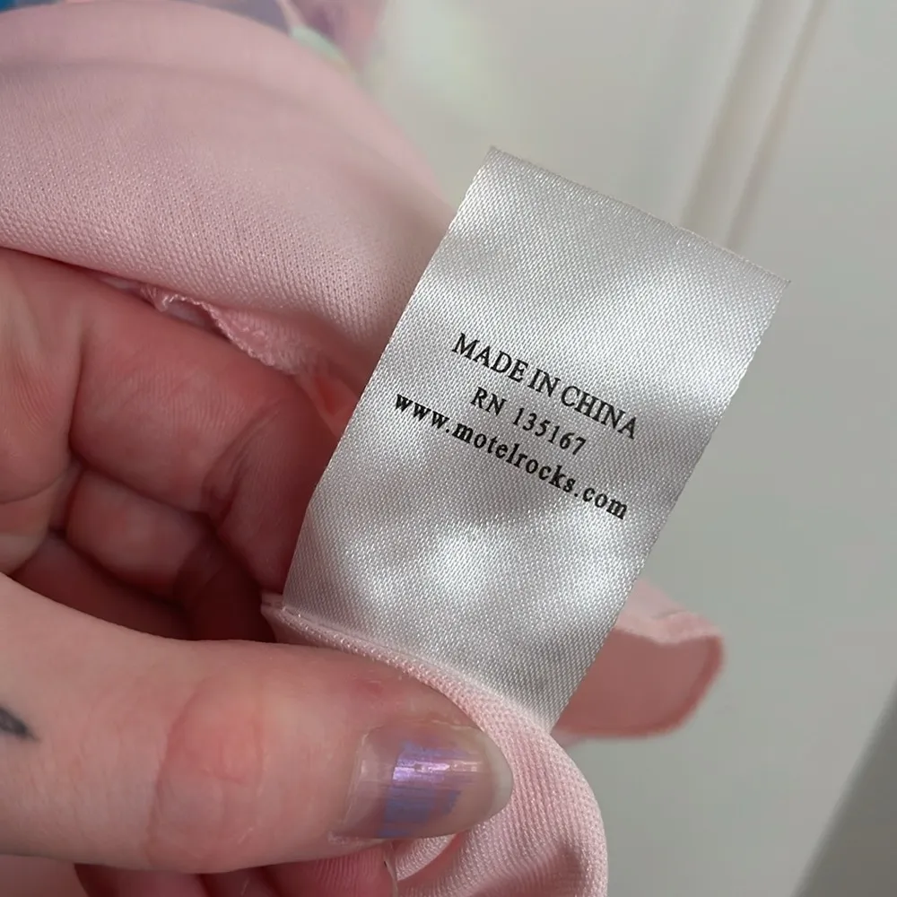 NWT Motel Pink Mermaid Scale Dress - Image 13