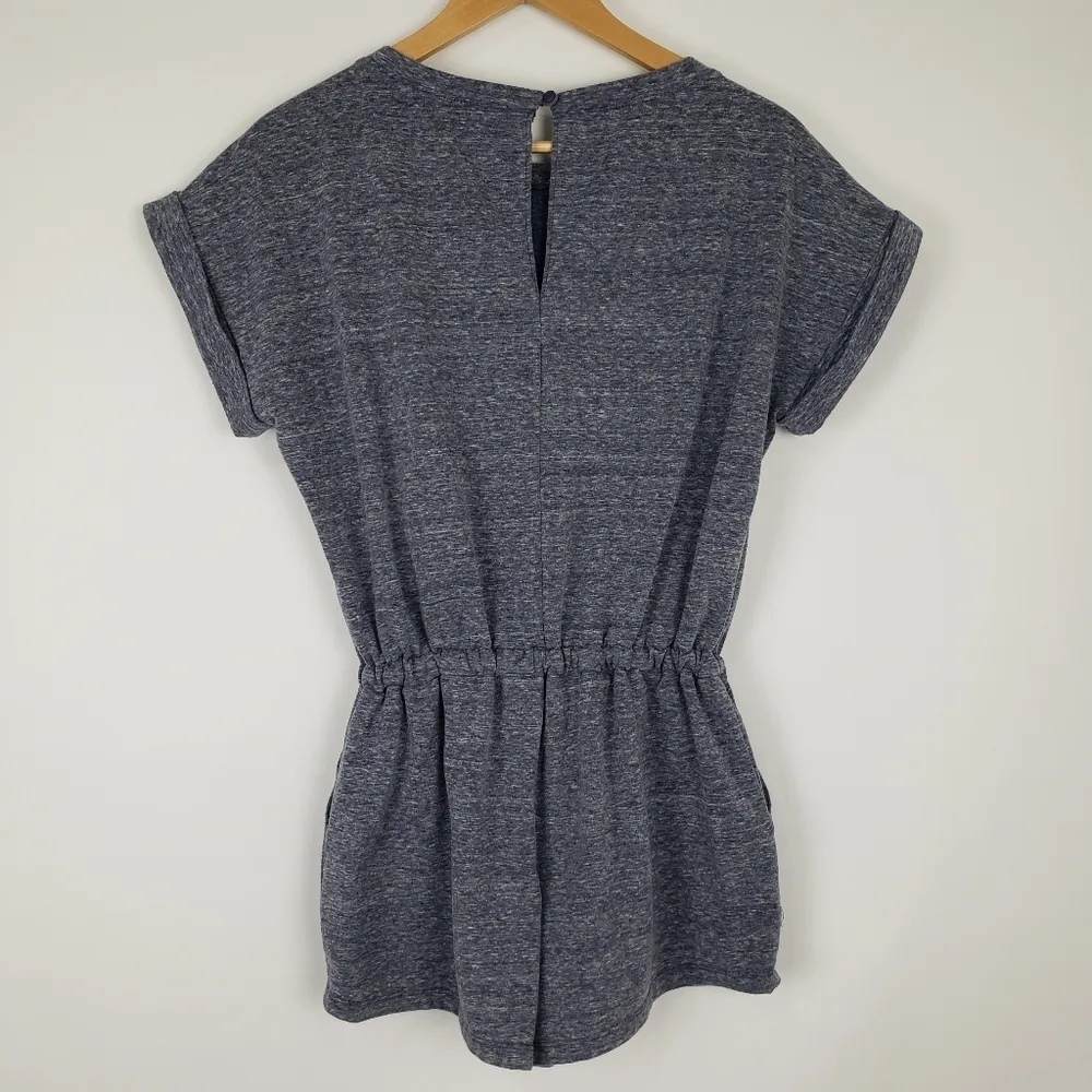 Gilli Tie Waist Romper Blue Size M - Image 4