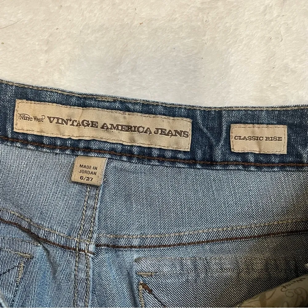 Nine West Vintage American Jean's Size 6 Crop classic rise - Image 8