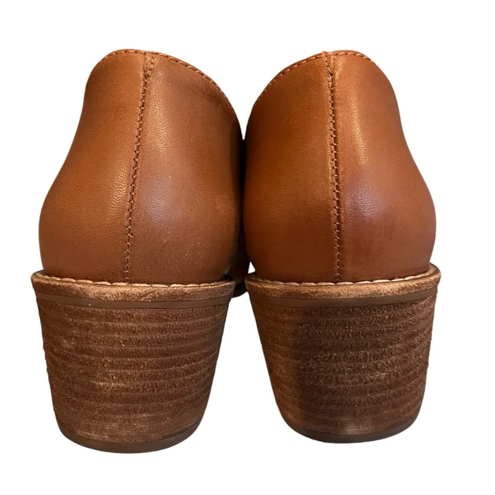 Madewell Brady Low Cut Leather Bootie in English Saddle, Sz 9.5 - Image 10