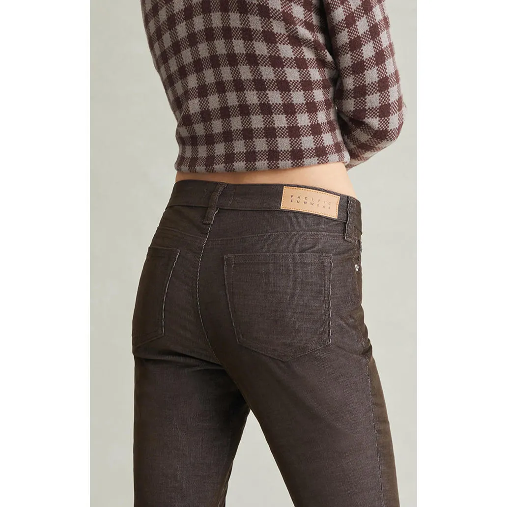 Pacsun Jade Low Rise Bootcut Jeans Stretch Corduroy Brown NWT Faena Size 34 - Image 5