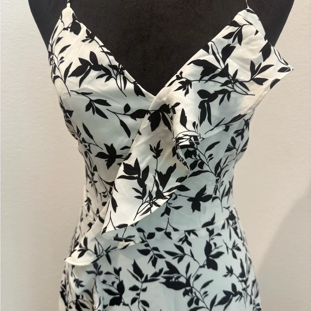 The Clothing Company Black and White Floral Maxi Dress - Image 2