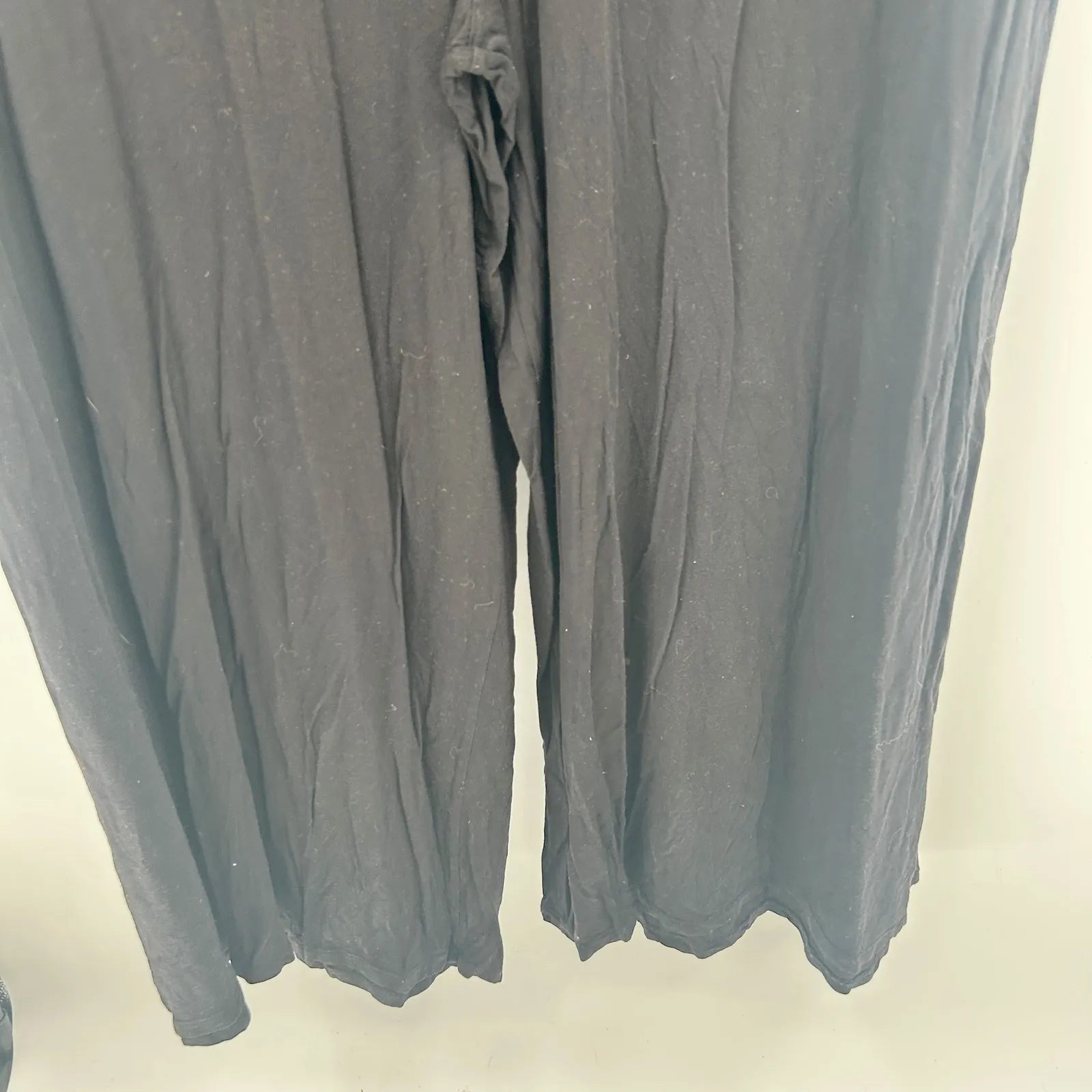 Athleta Womens Nightime Bliss Sleep V Neck Romper Lounge Wide Leg Jumpsuit 2X - Image 8