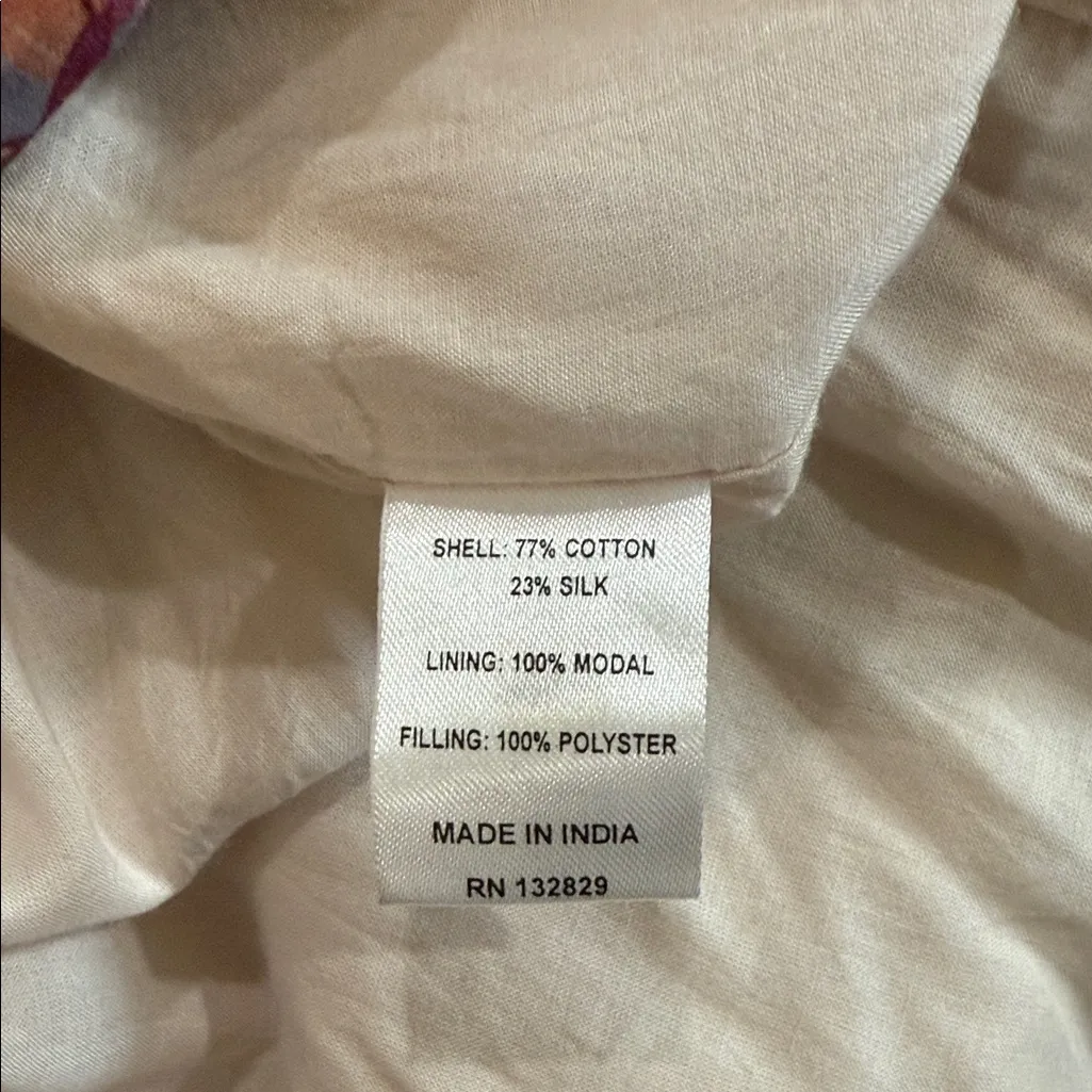 Tularosa Multicolor Floral Quilted Cape Jacket - Image 9