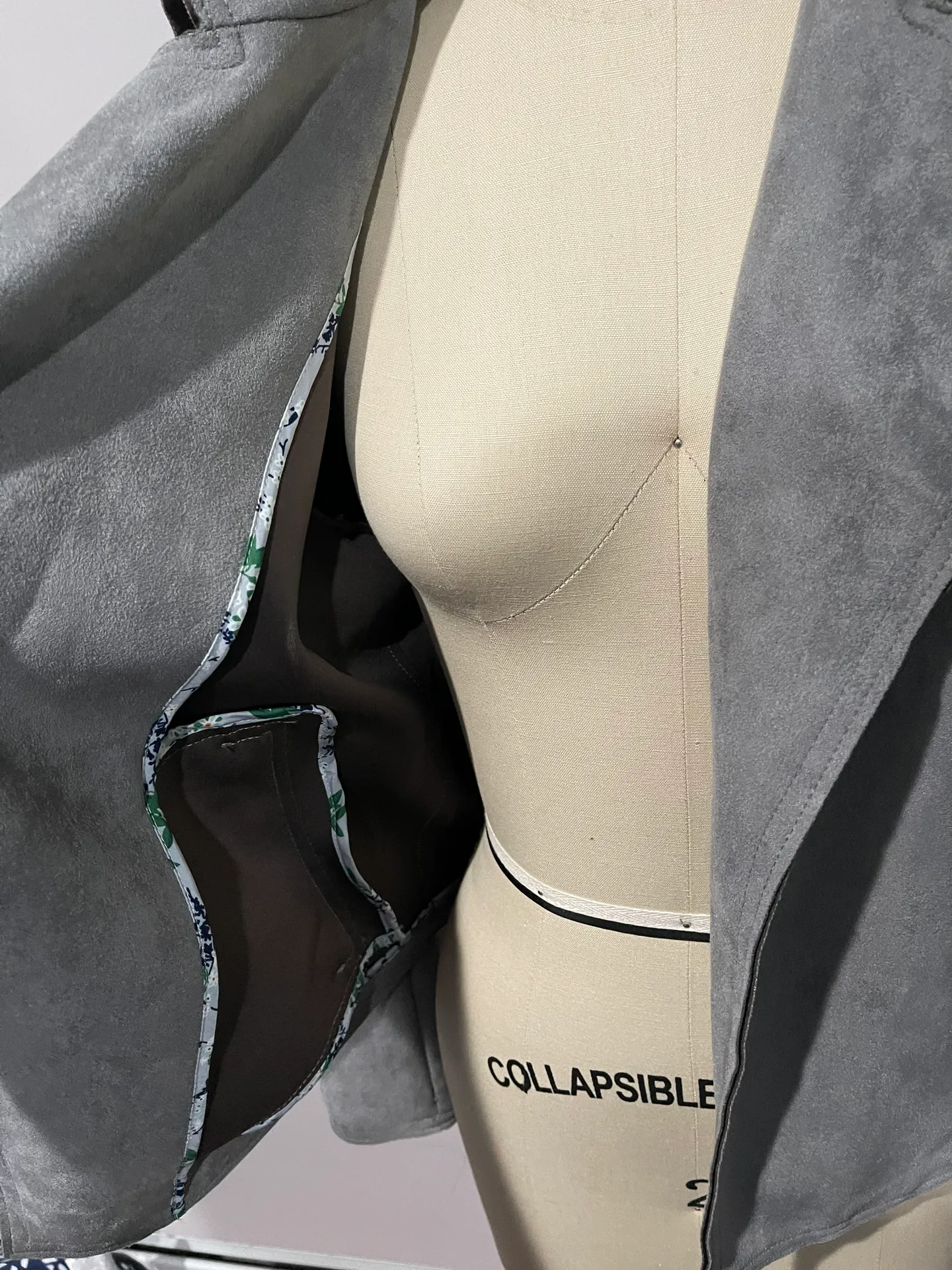 Faux Leather Biker Jacket - S - Image 7