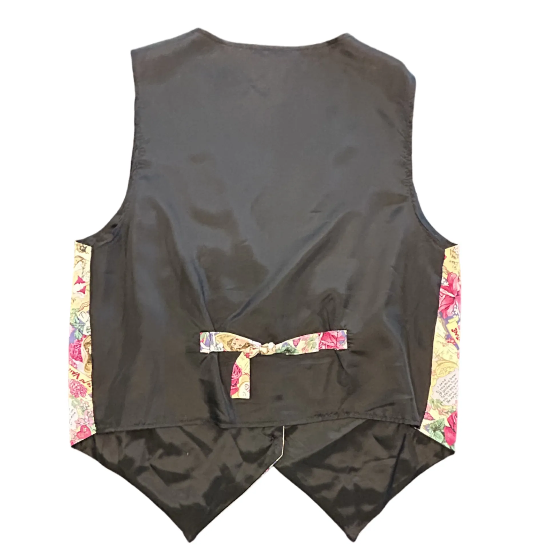 VTG 80s 90s 111 Main whimsical Victorian cottagecore Valentine’s Day vest S/M Pink Size undefined - Image 3