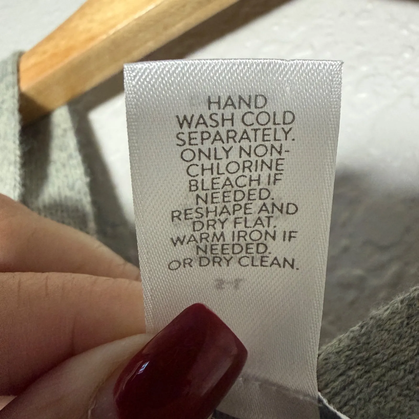 J.Jill Open Knit Poncho Cardigan Womens S/L Gray V-Neck Button Front Minimalist - Image 10