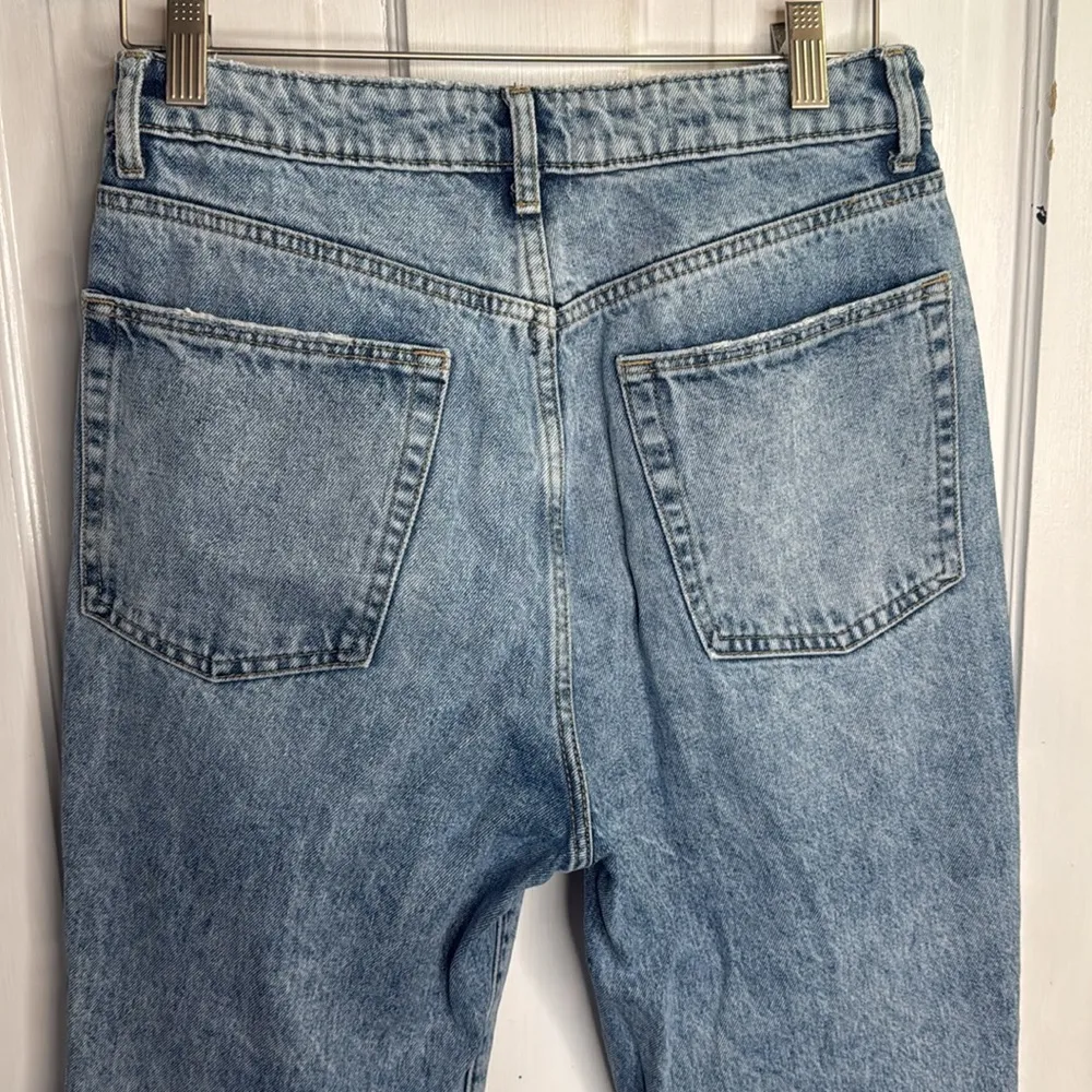 Lovers + Friends Reece High-Rise Slim Straight Button-Fly Denim Jean W1137 Sz 29 - Image 10