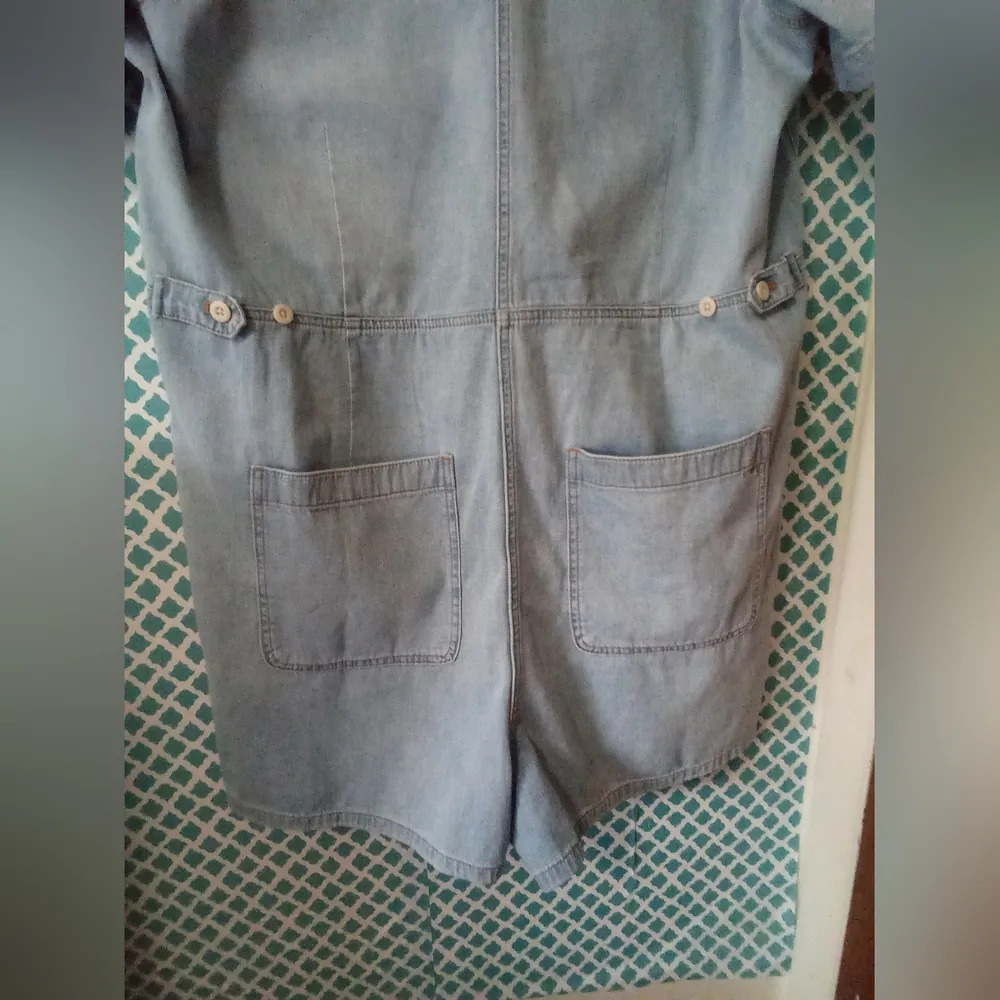 Madewell denim utility romper women's  NWT - Image 10