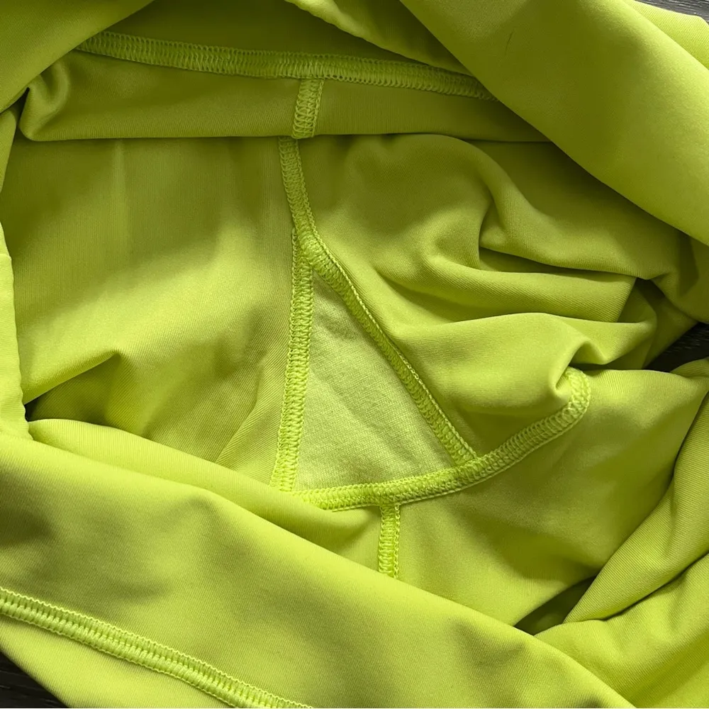 Like New SKIMS Neon Yellow Biker Shorts - Image 6