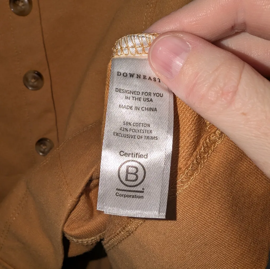 NWTS Downeast Alexandra Button Skirt Small Biscuit - Image 5