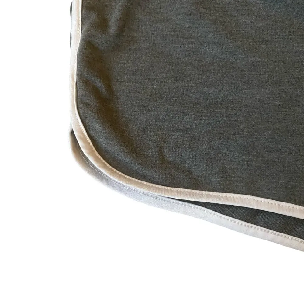 Lit 26 "Love" gray elastic drawstring shorts women's XL athletic leisure lounge - Image 3