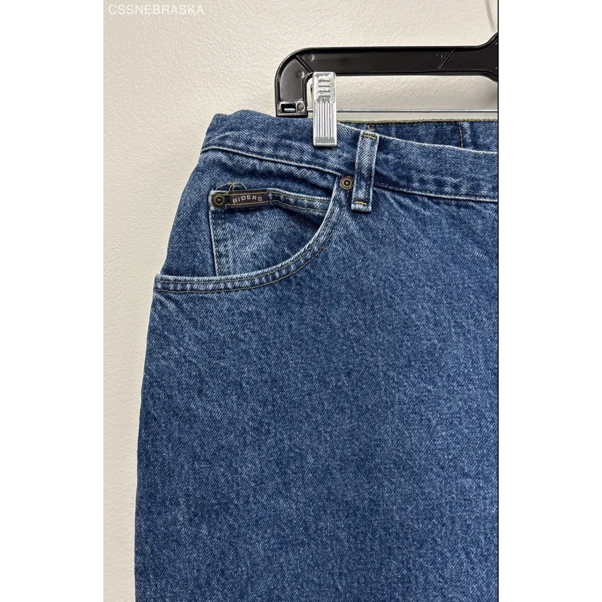 Riders 1305544 Blue Vintage 90s Womens Denim Jeans - Image 2