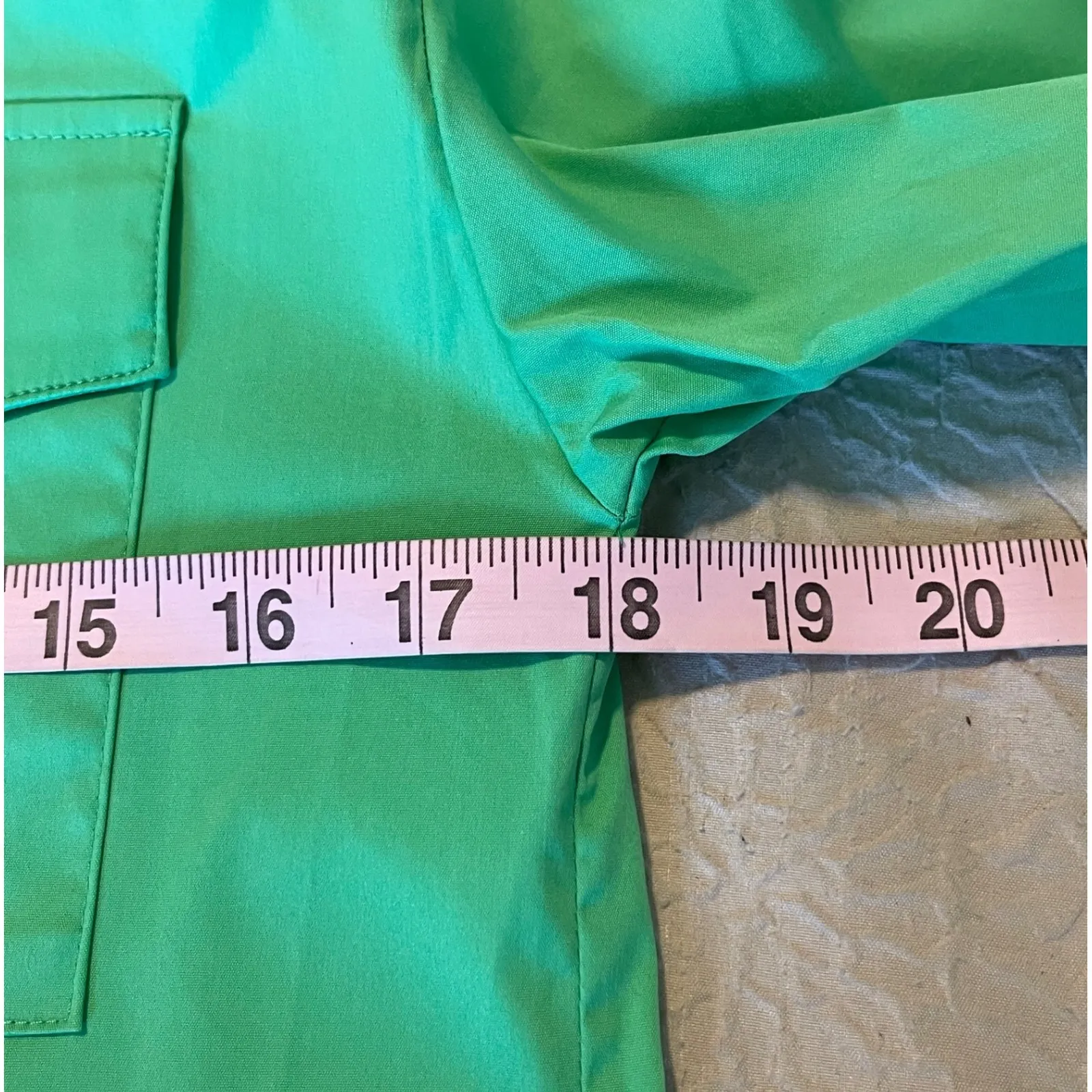 Alice + Olivia XS Garden Green‎ Button Front Shirt Dress Long Sleeve NWT - Image 9